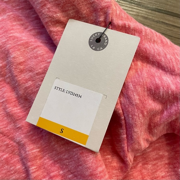 NWT Lucky Brand Pink Cotton Blend Dream Land Long Sleeve Shirt Size Small - Picture 5 of 5